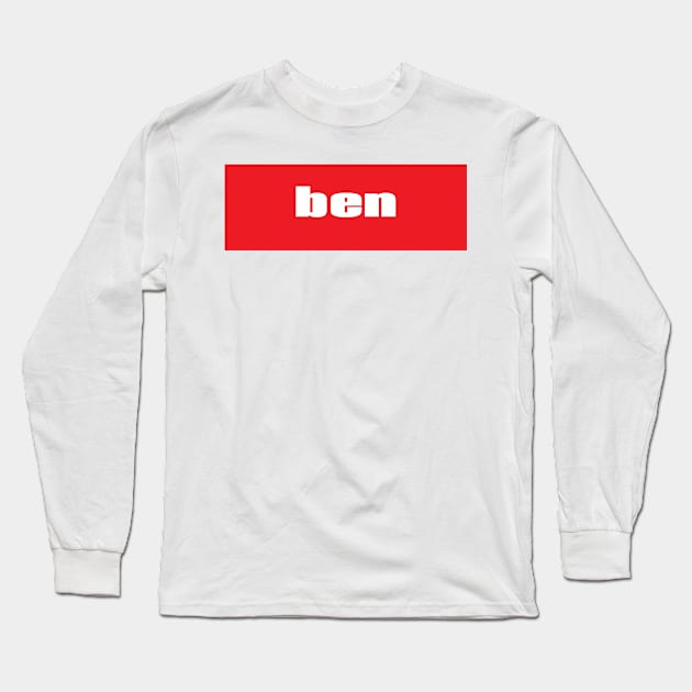 Ben Long Sleeve T-Shirt by ProjectX23Red